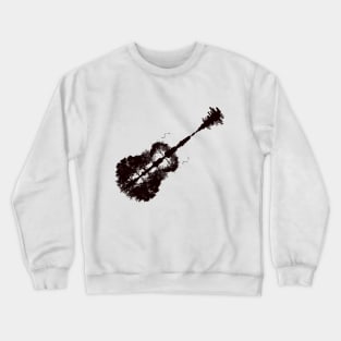 guitar and city Crewneck Sweatshirt